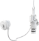 ALCA PLAST Кнопка пневматического смыва на расстоянии – ручное управление, белый, монтаж: в стену - фото 226599