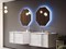 CEZARES Зеркало со встроенной LED подсветкой, 60x60x3 - фото 227605