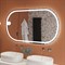CEZARES Giubileo Зеркало со встроенной подсветкой, сенсорным выключателем и подогревом, 12V, 220-240V, 1400x800x30 - фото 227773
