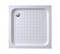 CEZARES Акриловый поддон TRAY-A-A-80-15-W квадратный, размер 80х80 см, высота 15 см, цвет белый - фото 227835