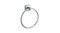 FIXSEN Kvadro Полотенцедержатель кольцо, ширина 15 см, цвет хром - фото 23150