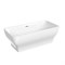 SANCOS Neo Ванна акриловая отдельностоящая, размер 170х80 см, цвет белый - фото 232143