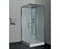 TIMO Premium Душевая кабина квадратная, размер 90х90 см, профиль - хром / стекло - прозрачное, двери раздвижные - фото 233358