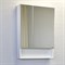 COMFORTY Зеркало-шкаф Никосия-60 белый глянец - фото 234260