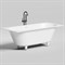 SALINI Ornella Встраиваемая ванна с прямоугольной чашей, регулируемые ножки, донный клапан "Up&Down" белый, сифон, интегрированный слив-перелив размер 180х80 см, белый - фото 236456