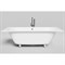 SALINI Ornella Встраиваемая ванна с прямоугольной чашей, регулируемые ножки, донный клапан "Up&Down" белый, сифон, интегрированный слив-перелив размер 180х80 см, белый - фото 236769
