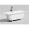 SALINI Ornella Встраиваемая ванна с прямоугольной чашей, регулируемые ножки, донный клапан "Up&Down" белый, сифон, интегрированный слив-перелив размер 190х80 см, белый - фото 236794