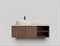 SALINI Domino Тумба со столешницей ширина 120 см, шпон - фото 237229