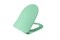 CREAVIT Крышка зеленый нил матовый дюропласт с микролифтом (съемная) - фото 238490