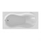 1MARKA Enna Ванна прямоугольная пристенная размер 170х75 см, цвет белый - фото 239010