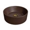 GROSSMAN Color Раковина накладная диаметр 40 см цвет коричневый матовый - фото 239713
