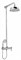 CEZARES Olimp Душевая стойка со смесителем для верхнего и ручного душа, исполнение хром - фото 241691