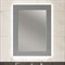 OPADIRIS Луиджи Зеркало с подсветкой 70 см, цвет серый матовый - фото 243715