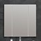 OPADIRIS Арабеско Зеркальный шкафчик с подсветкой 80 см, цвет белый - фото 243827