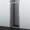 WASSERKRAFT Aula 11P Душевая дверь распашная ширина 90 см, профиль - хром / стекло - прозрачное, стекло 6 мм - фото 245016