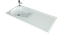 ANDREA Greate Раковина встраиваемая ширина 100 см, цвет белый - фото 248341