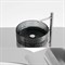 CERAMICA NOVA Cristal Накладная раковина диаметр 35 см, цвет Черный - фото 249113