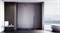 VECONI Premium Trento Душевая перегородка раздвижная PTDW-50B, 1100x2000, черный матовый, стекло прозрачное - фото 250851