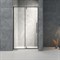 VECONI Vianno Душевая дверь распашная профиль - черный / стекло - прозрачное, ширина 100 см - фото 251097
