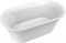 AQUANET Family Ванна акриловая овальная отдельностоящая / пристенная размер 170x80 см, белый - фото 252229