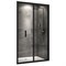 ABBER Sonnenstrand Душевая дверь складная ширина 120 см профиль - черный / стекло - прозрачное 6 мм - фото 253157