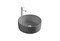 AQUATEK Раковина накладная круглая для установки на столешницу 400*400*165, матовый серый - фото 255625