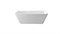 AQUATEK Элегия Ванна акриловая овальная пристенная 1700 * 750 * 580 в комплекте со сливом и ножками, цвет белый - фото 255965