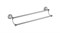 FIXSEN Bogema Полотенцедержатель трубчатый двойной, ширина 63,5 см, цвет хром - фото 25598