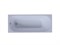 AQUATEK Лугано Ванна пристенная прямоугольная без панелей, каркаса и слив-перелива размер 150x70 см, белый - фото 256232