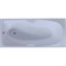 AQUATEK Европа Ванна пристенная прямоугольная без гидромассажа с фронтальной панелью с каркасом (вклеенный) со слив-переливом (слева) размер 180x80 см, белый - фото 256280