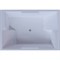 AQUATEK Дорадо Ванна пристенная прямоугольная без гидромассажа с фронтальной панелью с каркасом (вклеенный) со слив-переливом размер 190x130 см, белый - фото 256286