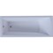 AQUATEK Либра New Ванна пристенная прямоугольная без гидромассажа с фронтальной панелью с каркасом (разборный) со слив-переливом (слева) размер 160x70 см, белый - фото 256413