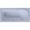 AQUATEK Леда Ванна пристенная прямоугольная без гидромассажа с фронтальной панелью с каркасом (разборный) со слив-переливом (слева)  размер 170x80 см, белый - фото 256421