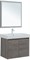 AQUANET Мебель для ванной подвесная / напольная Nova Lite 75 дуб рошелье (2 дверцы) - фото 258166
