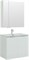 AQUANET Мебель для ванной подвесная Алвита New 80 2 дверцы, белый матовый - фото 258384