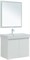 AQUANET Мебель для ванной подвесная / напольная Nova Lite 75 белый глянец (2 дверцы) - фото 258556