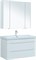 AQUANET Мебель для ванной подвесная София 105 белый глянец (2 ящика) - фото 258613