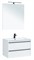 AQUANET Мебель для ванной подвесная Lino 80 белый матовый - фото 258710