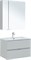 AQUANET Мебель для ванной подвесная Алвита New 80 2 ящика, серый - фото 259612