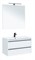 AQUANET Мебель для ванной подвесная Lino 90 белый матовый - фото 259826