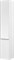 AQUANET Шкаф-Пенал подвесной / напольный Гласс 35 L белый - фото 259955