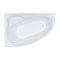 TRITON Ванна асимметричная обрезанная Николь 160-правая 1600*1000, белый - фото 261316
