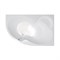 TRITON Ванна асимметричная обрезанная Мари 170-левая 1700*1100, белый - фото 261380