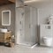 BELBAGNO Luce Душевой уголок квадратный размер 100x100 см профиль - хром / стекло - прозрачное, двери раздвижные, стекло 6 мм LUCE-A-2-100-C-Cr - фото 261402