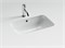 CERAMICA NOVA Element Раковина встраиваемая снизу 540x360x190 с отверстием слива перелива цвет белый CN7018 - фото 290285
