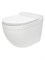 AQUAme Унитаз подвесной сиденье SoftClose, технология смыва QUIET, скрытый крепеж. 520х360х410, белый AQM2010 - фото 304904