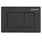 AQUAme Панель смыва для инсталляции, черный AQM4102B - фото 304996