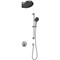 AQUAme Набор для комплектации душа с термостатом, Gun metal AQM8403GM - фото 306180
