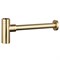 AQUAme Сифон для раковины латунный, Glossy gold AQM7010GG - фото 306233