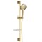 AQUAme Душевой гарнитур H=790мм, ?120 мм, 3 режима, мыльница, шланг 1500мм, Glossy gold AQM8101GG - фото 306245